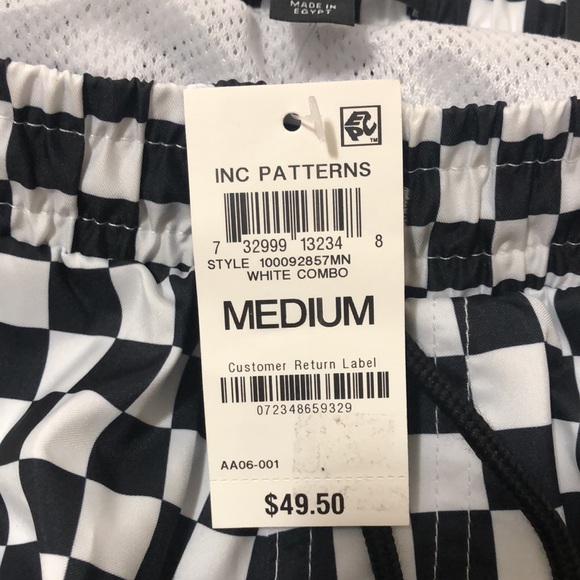 INC Quick Dry Swim Trunks - Picture 3 of 4